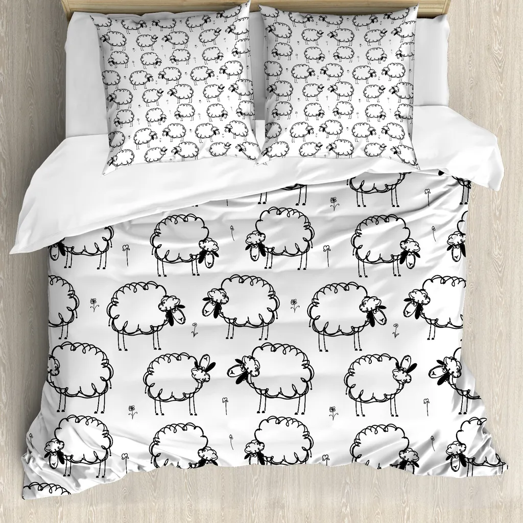 Copripiumino Design Pecore ABAKUHAUS 155x220: Estetica e Igiene