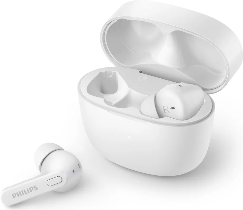 Philips TAT2206WT/00 TWS: Auricolari Bluetooth 5.0 con Protezione IPX4
