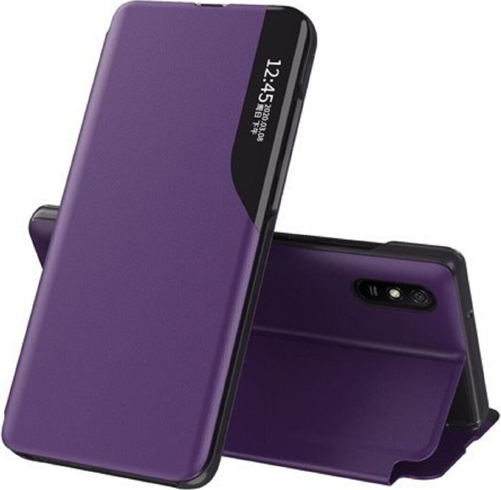 Custodia View in ecopelle con supporto flip compatibile con Immagine del prodotto 