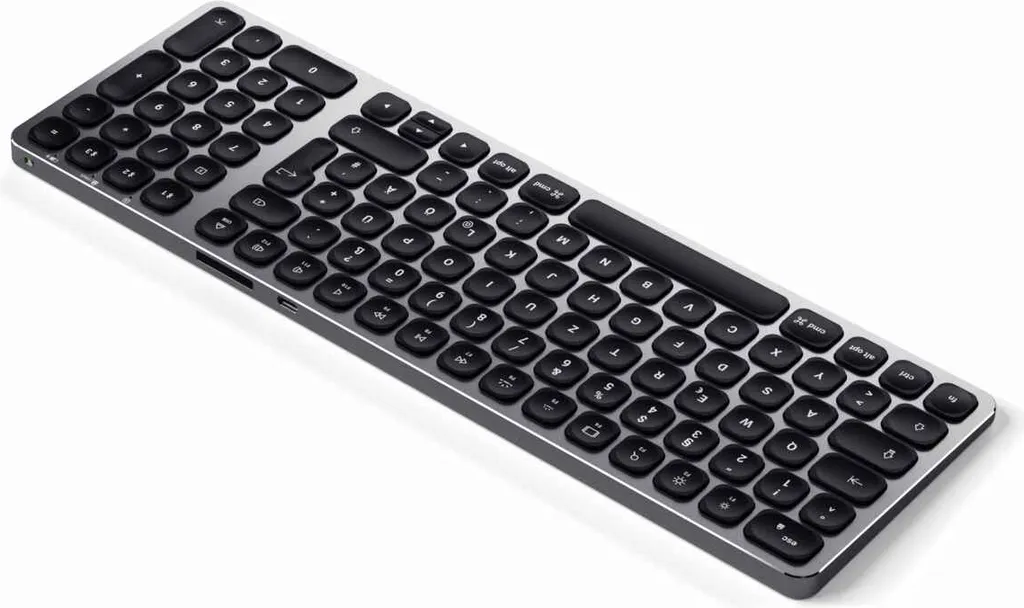 Satechi Clavier Alu Bluetooth Rétroéclairé Argent avec Recharge USB-C