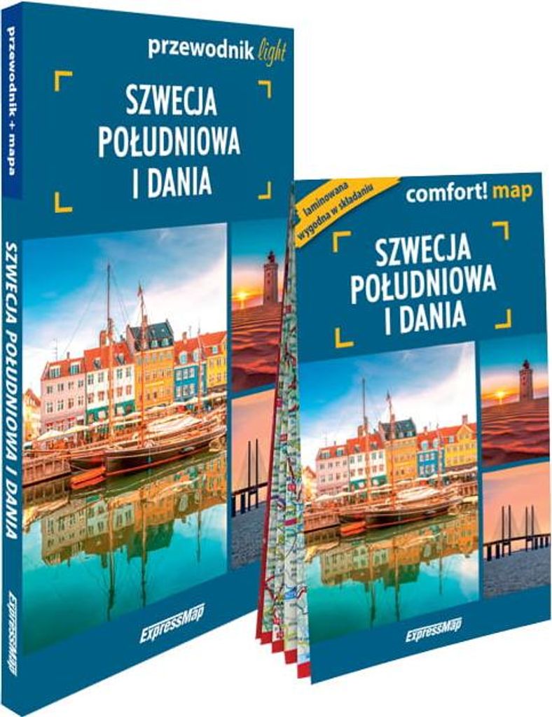 Szwecja południowa i Dania Przewodnik 2w1 light 2025