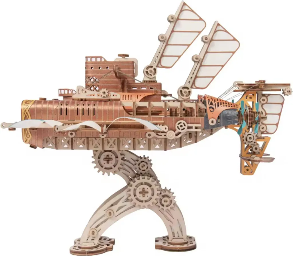 Défi créatif : Montez ce Puzzle 3D Vaisseau Spatial Steampunk 396 pcs