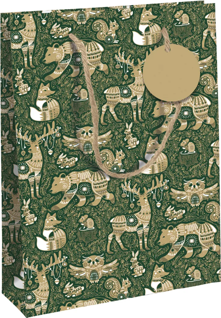 Busta Regalo Natale Clairefontaine X-34665-3C - Design Foresta