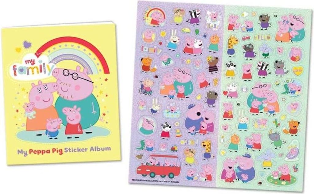 HASBRO Samolepkov Album Prastko Peppa