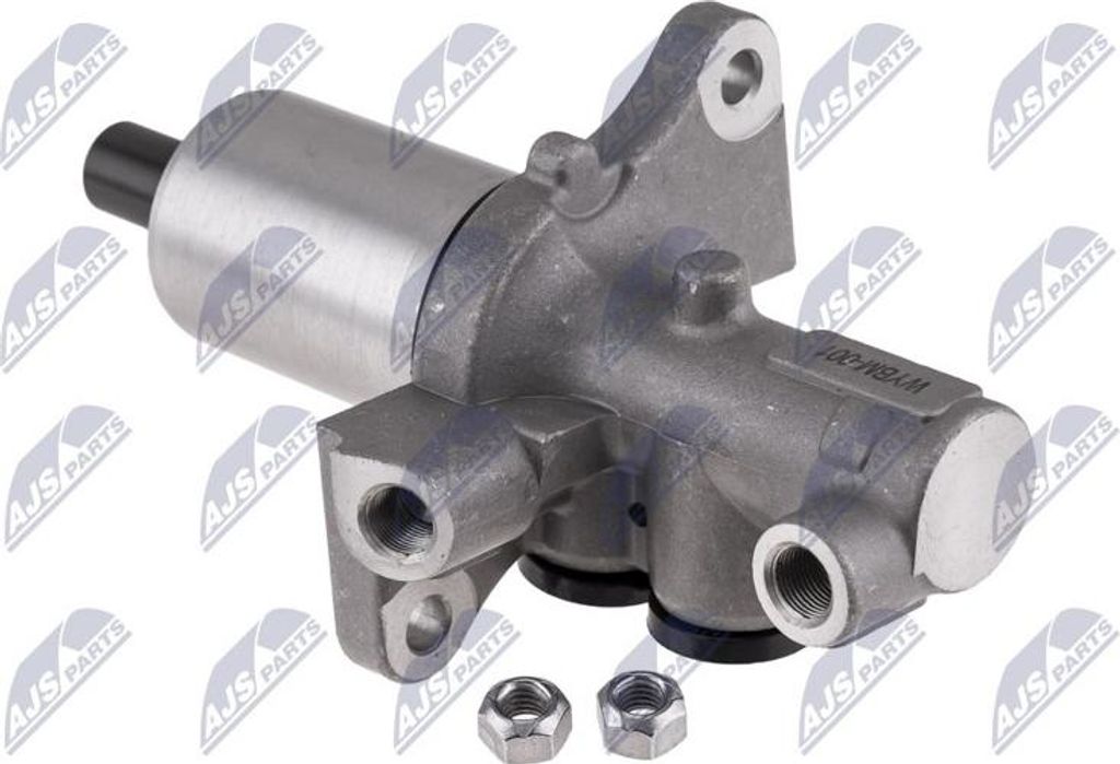 Hauptbremszylinder mit 2 Anschlüssen, 27mm Kolbendurchmesser, 69mm/91mm Länge