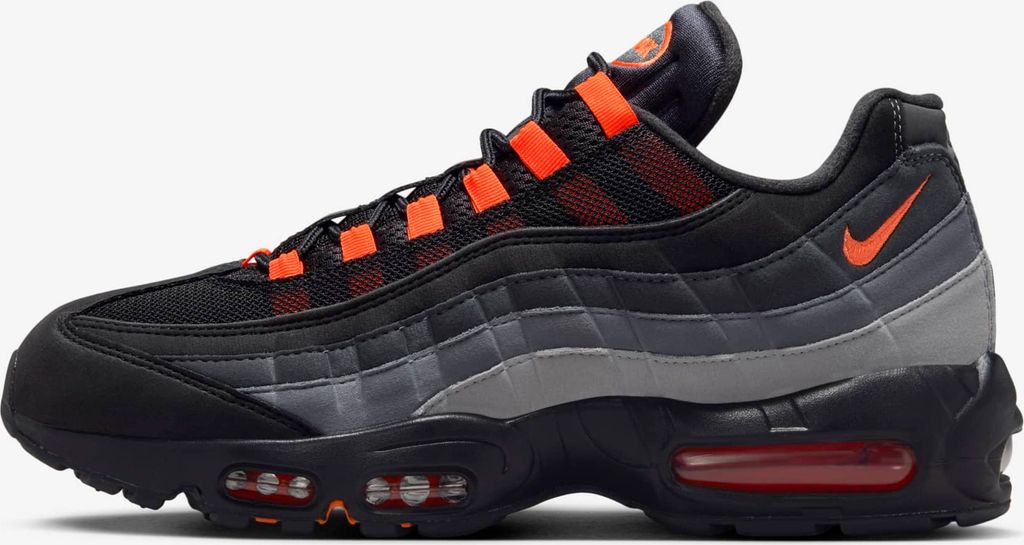 Nike Air Max 95 "Hyper Crimson Black Anthracite" Orange/Schwarz, Größe: 42