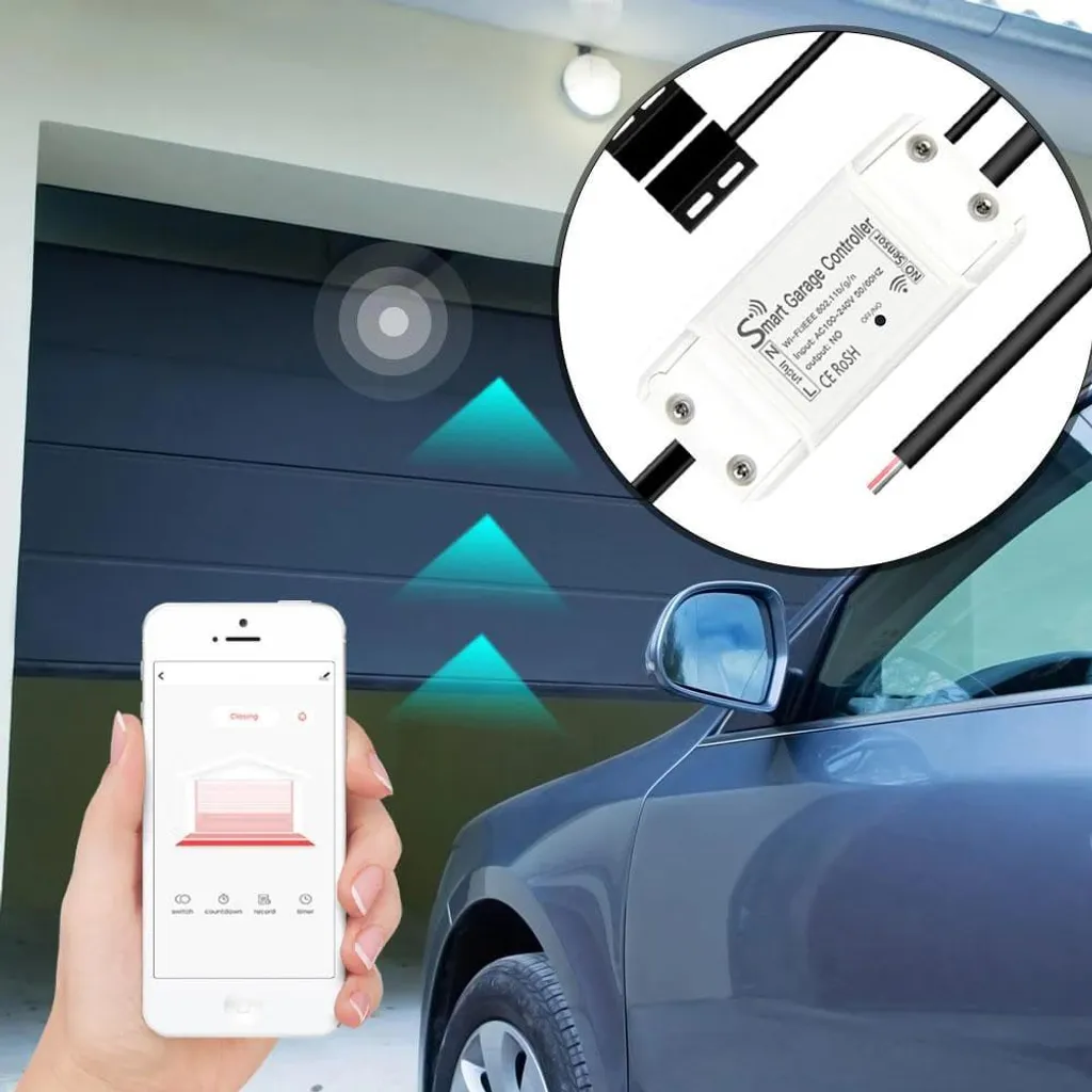 Alerte porte de garage ouverte : capteur Tuya WiFi et module sans fil - 8