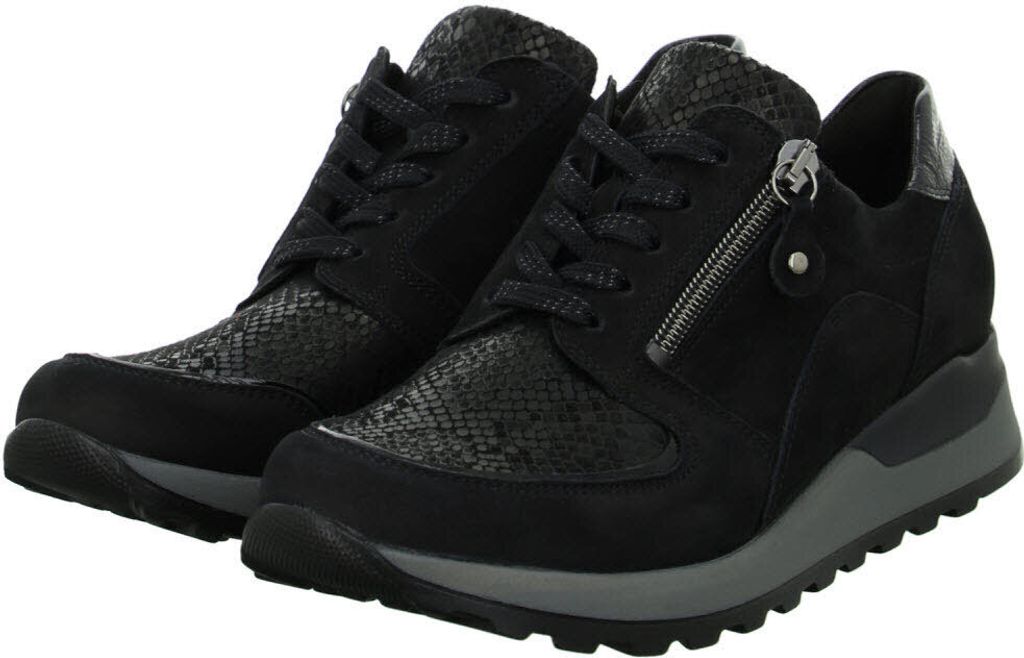 Waldläufer Halbschuhe HIROKO Schwarz Damen Leder & Textil Produktbild 