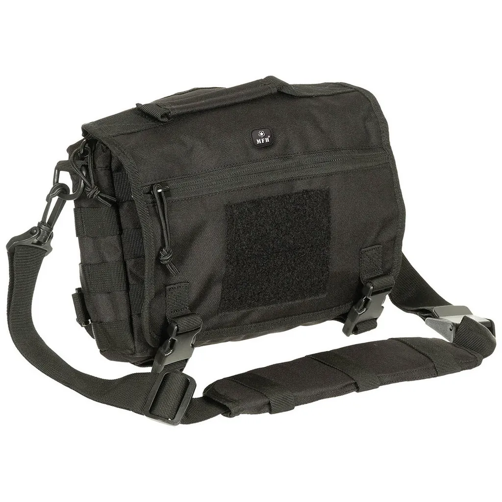 Sac bandoulière Molle noir 28x19cm : fini le désordre dans vos poches