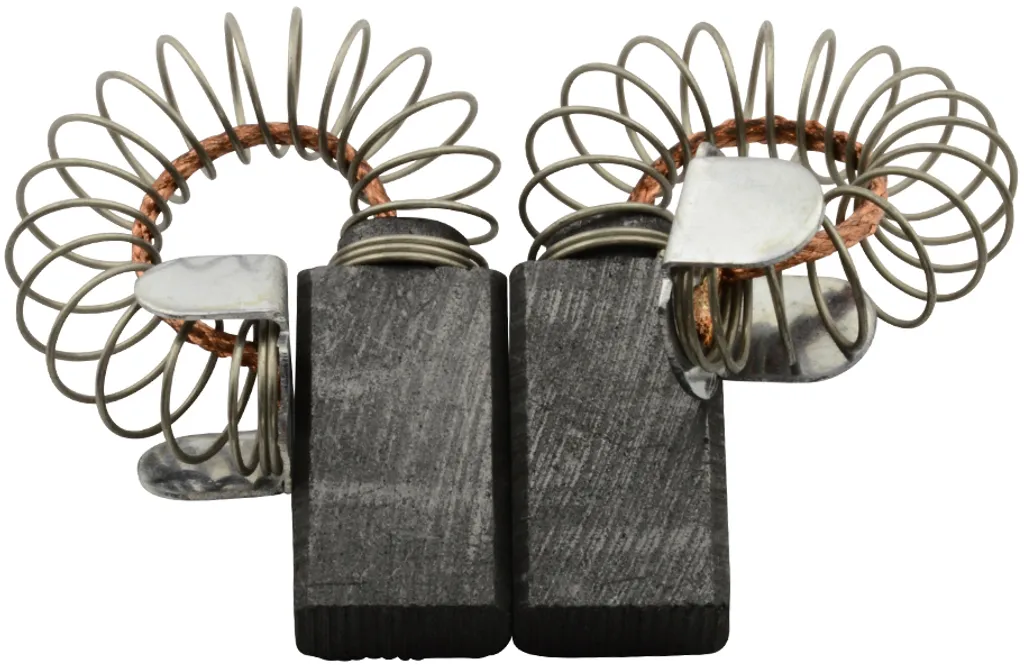 Spazzole in carbonio per DeWalt e ELU - 6,4x10x17,5 mm - Con molle, cavo e connettore