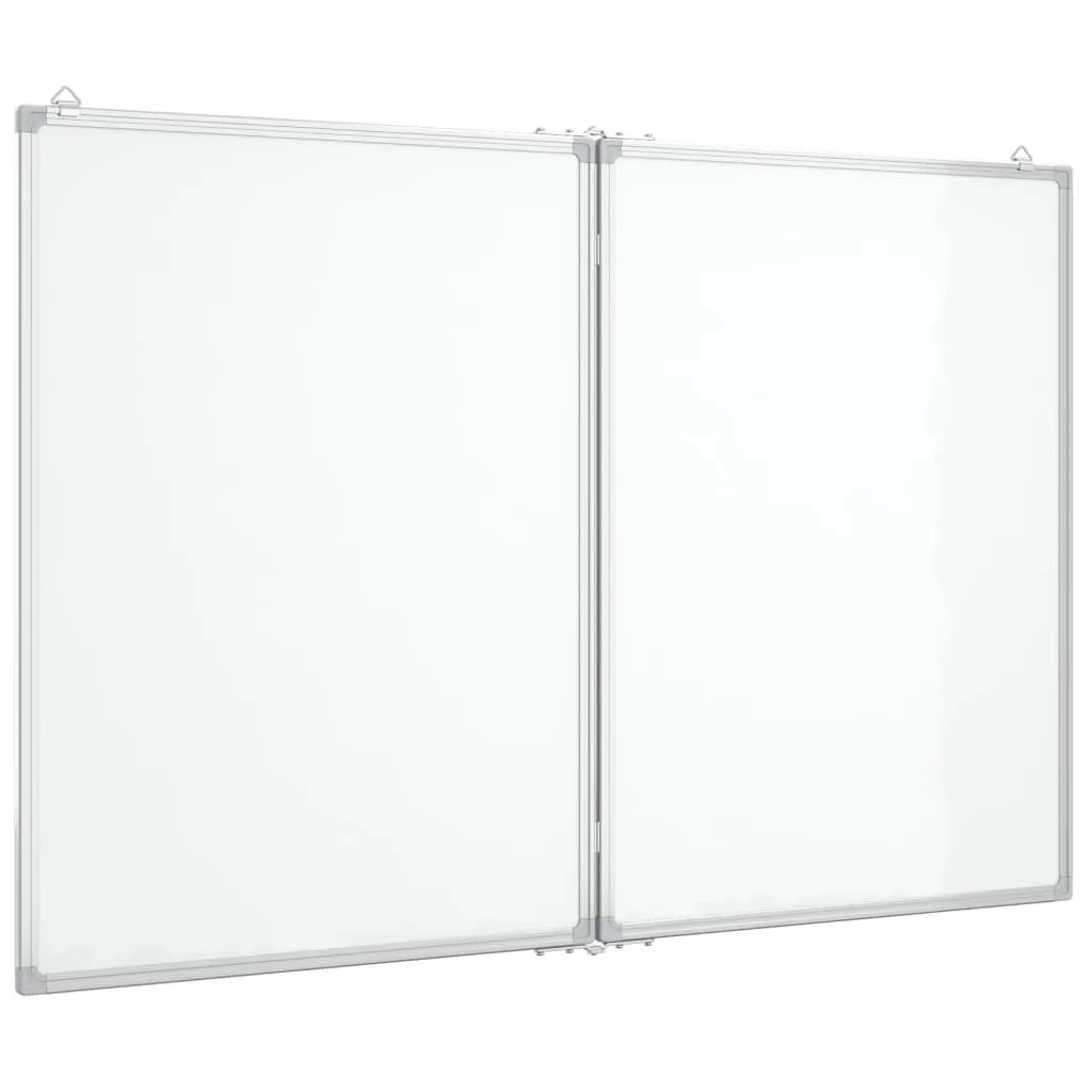 Tableau blanc magnétique 100x80 cm pliable pour gagner de l'espace