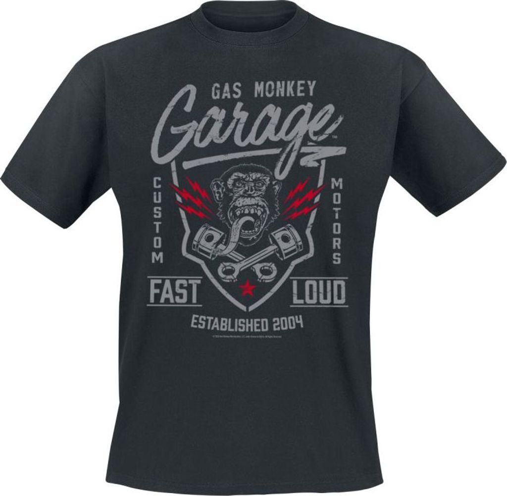 Gas Monkey Garage T-Shirt Herren Fast'n Loud schwarz XXL