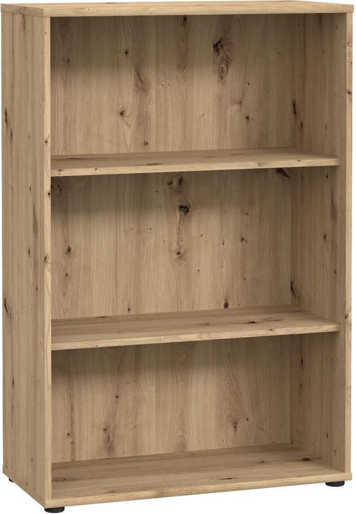 Regal Standregal Bücherregal Holzregal Beistellregal Dekoregal "Tembi III" Artisan Eiche