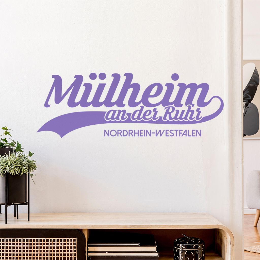 Mülheim Nordrhein-Westfalen Wandtattoo Wandaufkleber Wall Sticker - Dekoration, Küche, Wohnzimmer, Schlafzimmer, Badezimmer