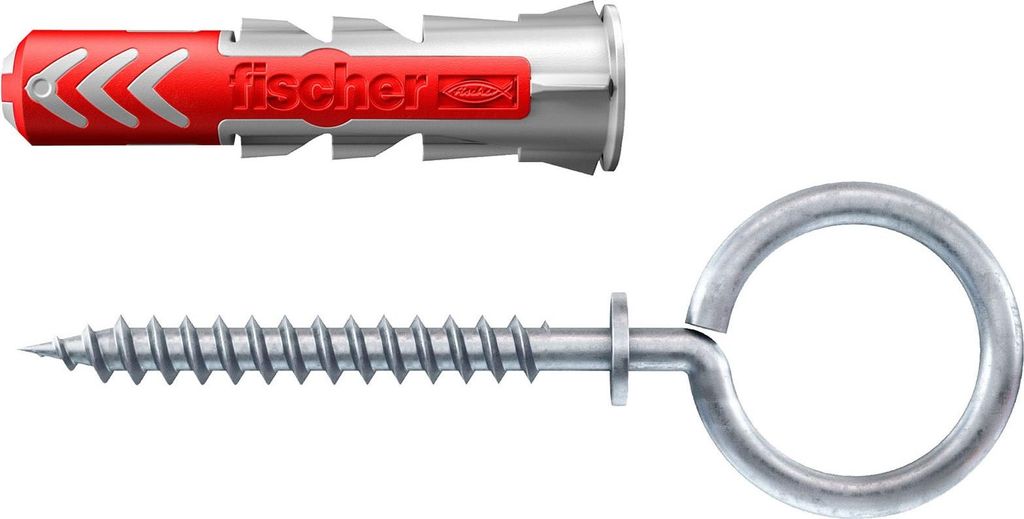Fischer 535005 Schraubanker / Dübel 4 St. Schrauben- und Dübelset 30 mm