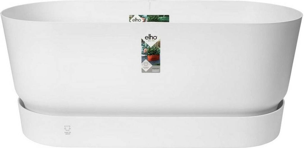 Blumentopf Elho Terrase 80 Räder 35 x 78 x 34 cm Weiß