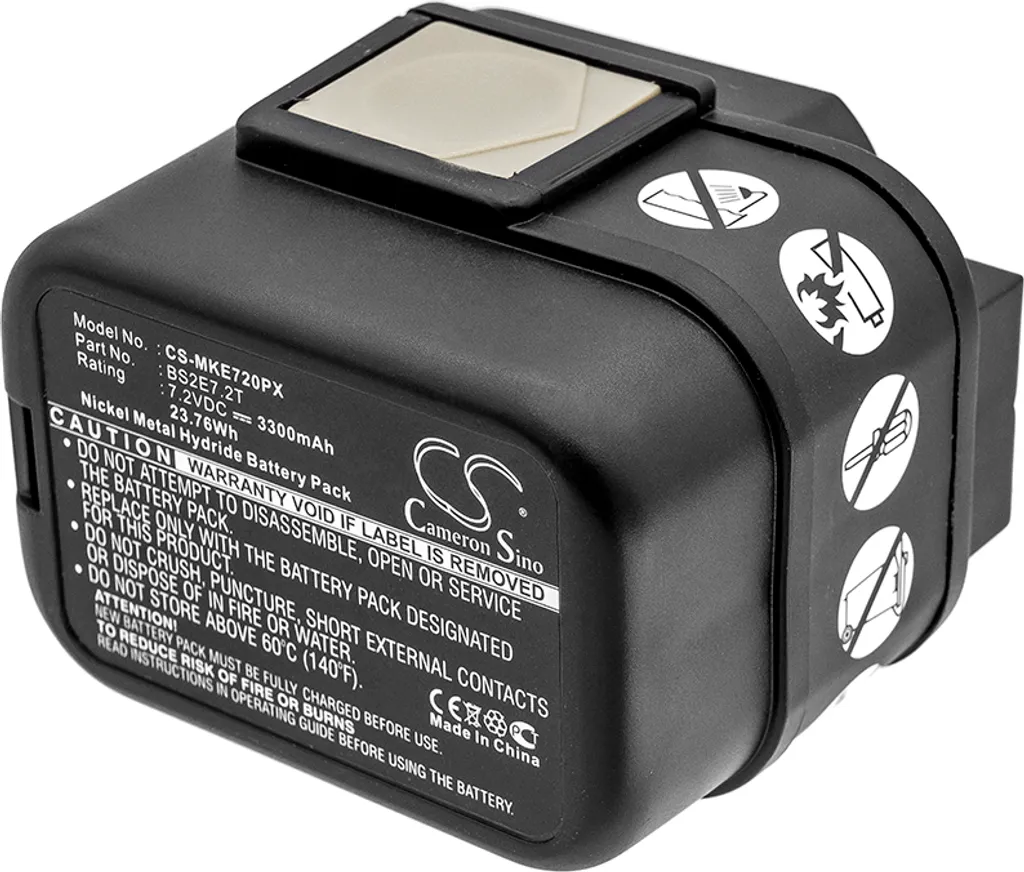 Batterie 7.2V 2Ah haute capacité pour outillage Atlas Copco PES7.2T