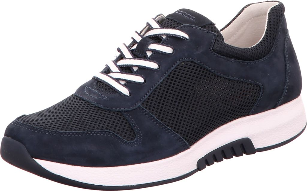 Gabor Damen Schnürschuhe sportlich blau Gr. 4
