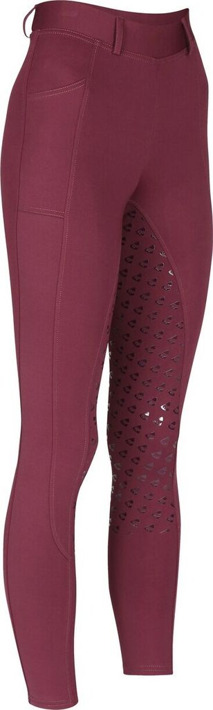 Aubrion Damen Reithose Albany ER416 (2XS) (Schwarzkirsche)