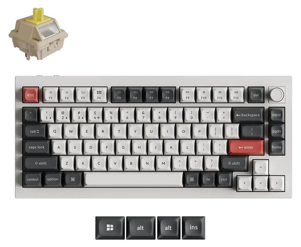Clavier mécanique sans fil Keychron Q1 Ultra 8K 75 %, Image du produit 