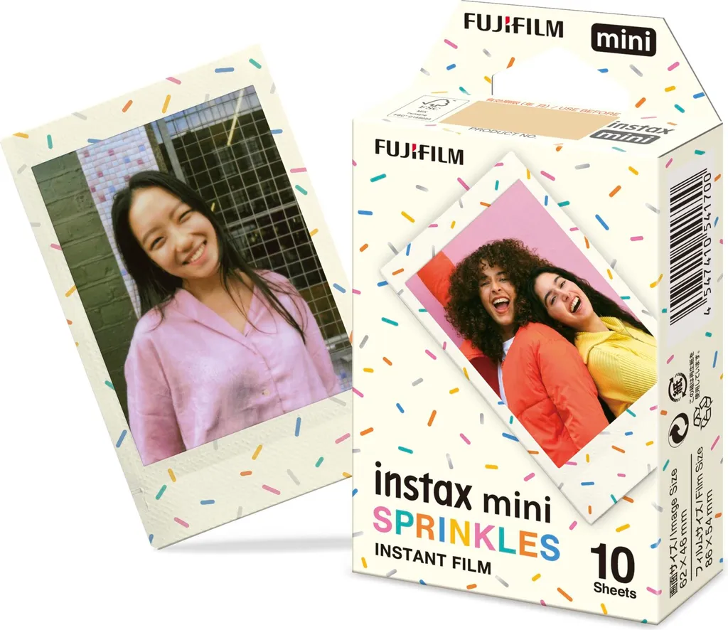 Pellicola Instax Mini Sprinkles Fujifilm WW1 | 10 Scatti Colorati Online