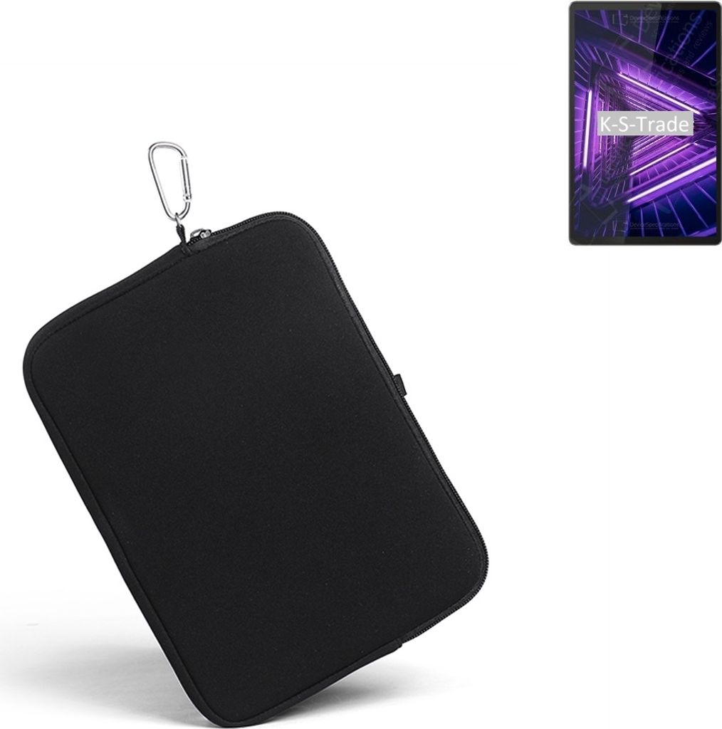 K-S-Trade Neopren Hülle kompatibel mit Lenovo Tab M10 FHD Plus Wi-Fi Schutz Hülle Neoprenhülle Tablet-Hülle Tabletcase Tablet Schutz Gürtel