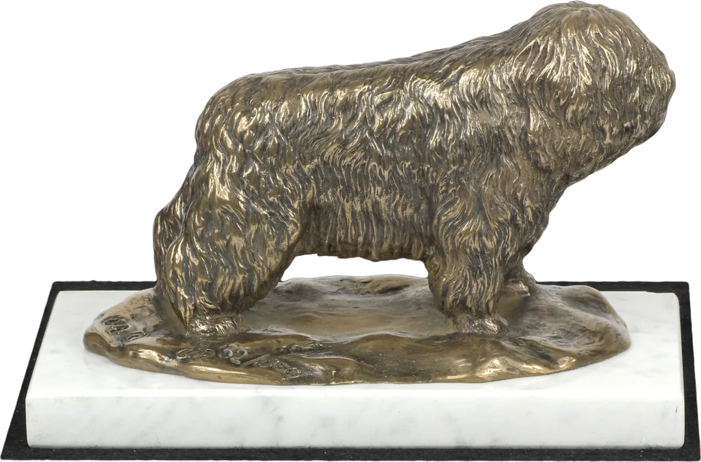 Statue Chien de Berger Polonais des Plaines Décoration Salon Art Dog