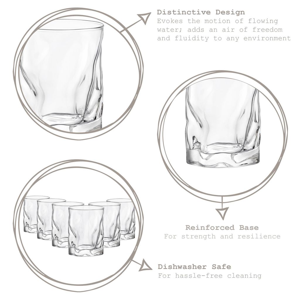 Bormioli Rocco Sorgente Whisky Glasses Set of 2 420ml Produktbild 2