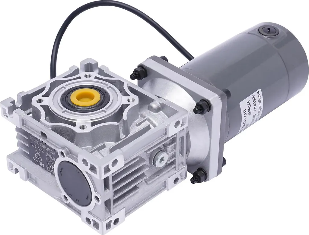 Moteur pour automatisation industrielle 12V 120W avec réducteur RV
