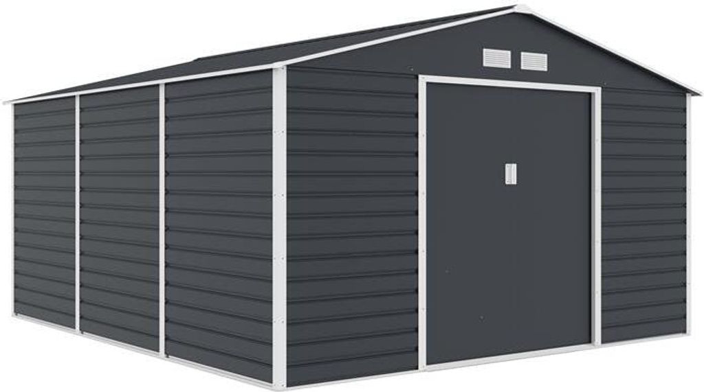 Zahradní domek G21 GAH 1300 - 340 x 382 cm, antracitový Obrázek produktu 