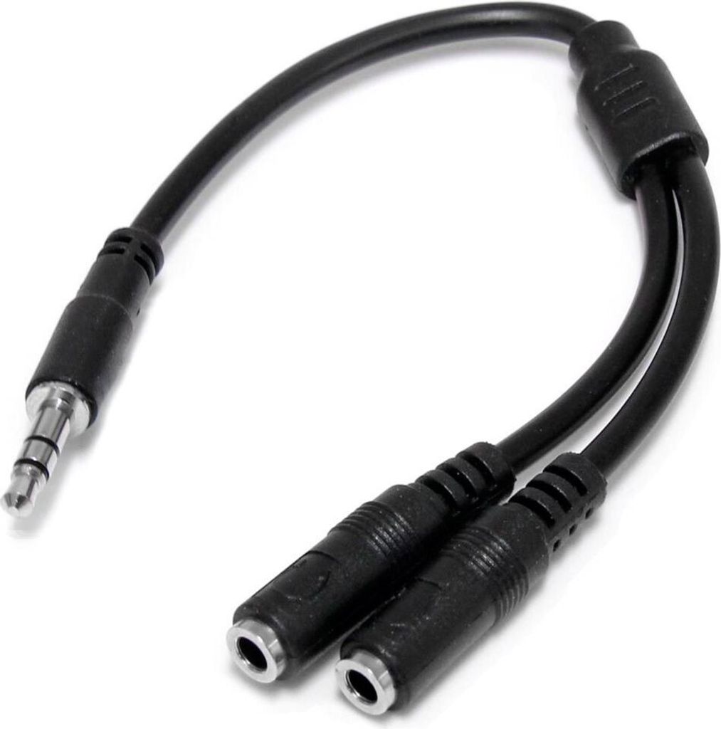 StarTech.com 3,5mm Klinke Y-Splitter Kabel - Headset Splitter