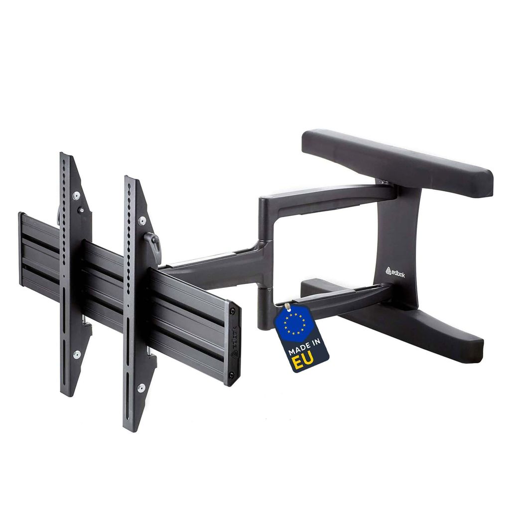 EDBAK Wandhalterung Fernseher Schwenkbar, Neigbar, für 49-65 Zoll, max. VESA 600x400 mm, bis 36 kg, Universal TV Halterung, Fernsehhalterung