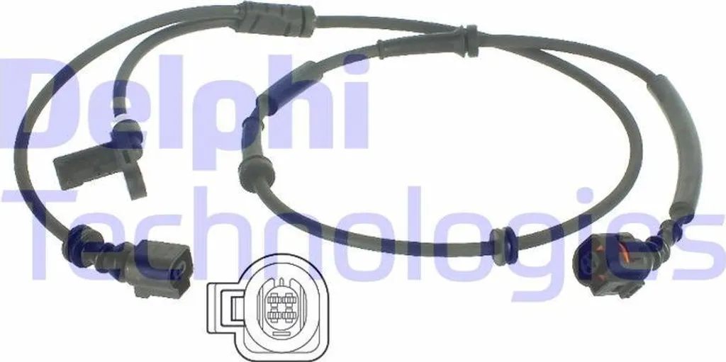 Sensore Velocità Ruota SS20122 Delphi 1207330 per Ford Galaxy e VAG