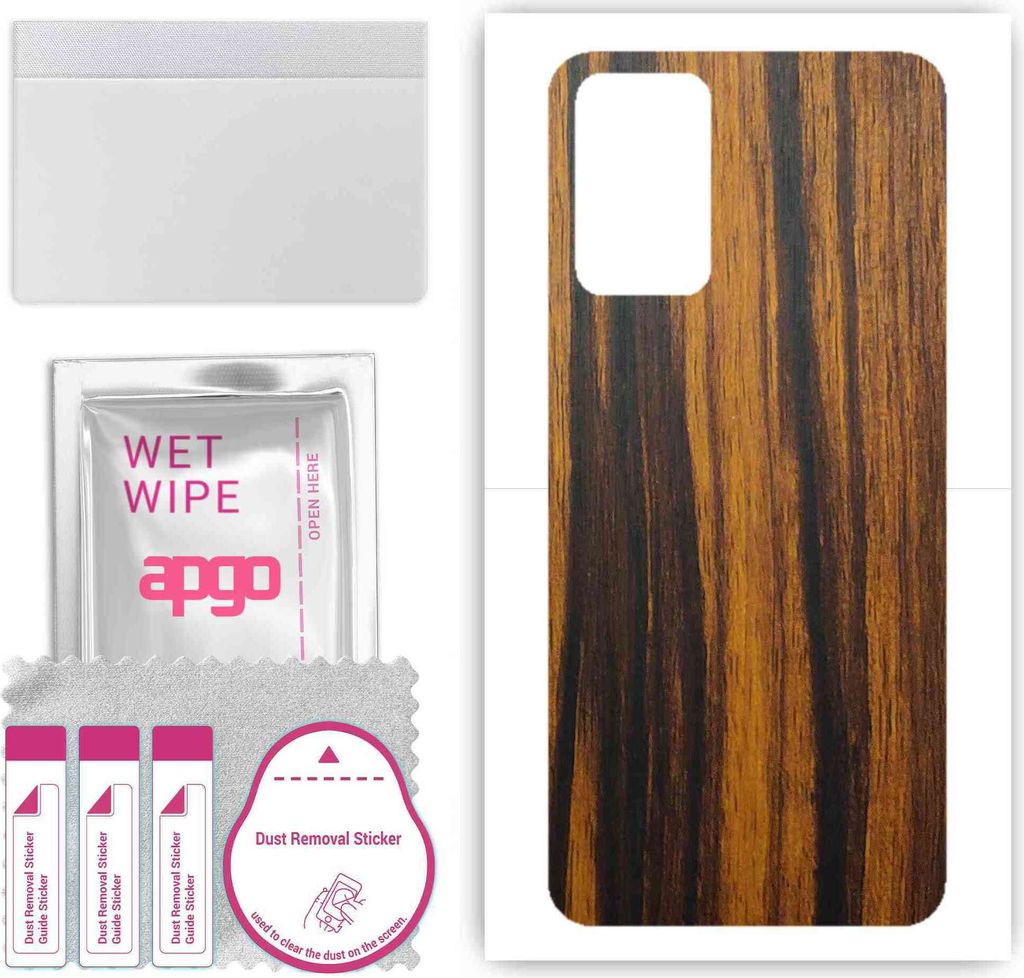 apgo Rückseite Schutzfolie, Skin, kompatibel mit Oppo Reno 6 CPH2235, Hinten Displayschutzfolie aus Vinylfolie, kratzfest, einfache Montage - Tige...