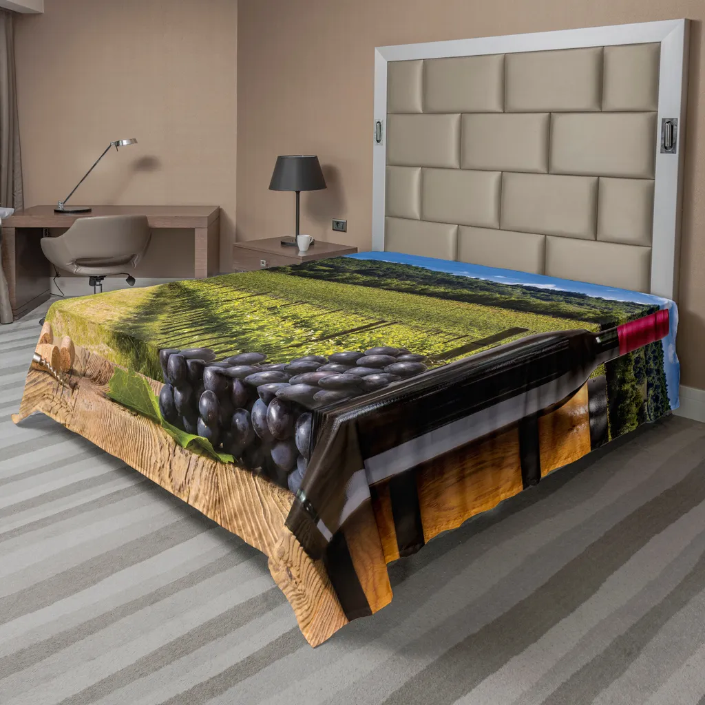 Offerta Lenzuolo ABAKUHAUS Vino e Toscana 244x205cm Microfibra
