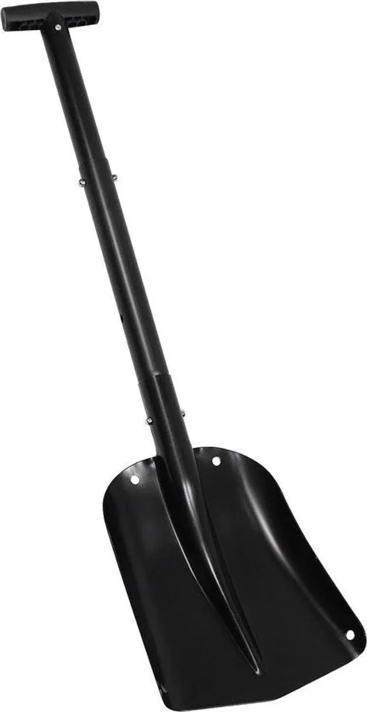 Pelle à neige voiture et camping - Déneigement facile aluminium noir