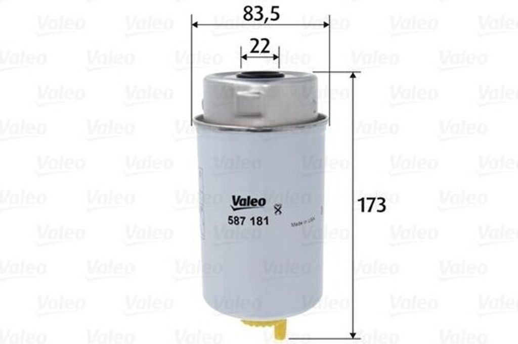 VALEO 587181 - OE 1709059 Kraftstofffilter für Transit