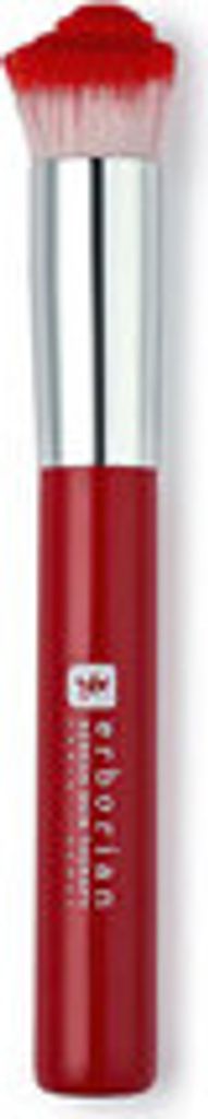 Erborian BB Brush Finger-Shaped Complexion Brush, Grundierungspinsel, Tailliert, Dichte, Synthetisch, Rot, Silber, Frauen