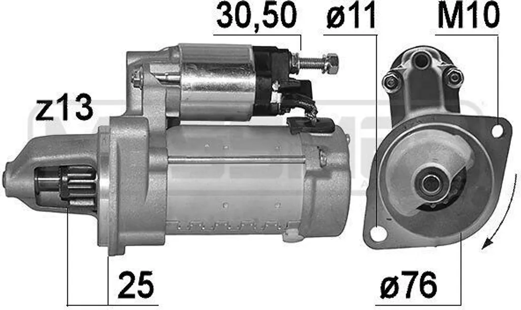 Démarreur de rechange pour réparation de BMW Série 4 F32 et F36