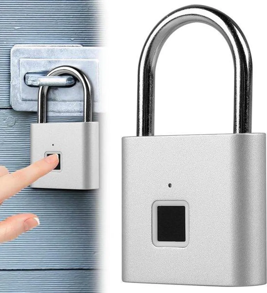 Cadenas biométrique étanche et rechargeable USB au format porte-clé