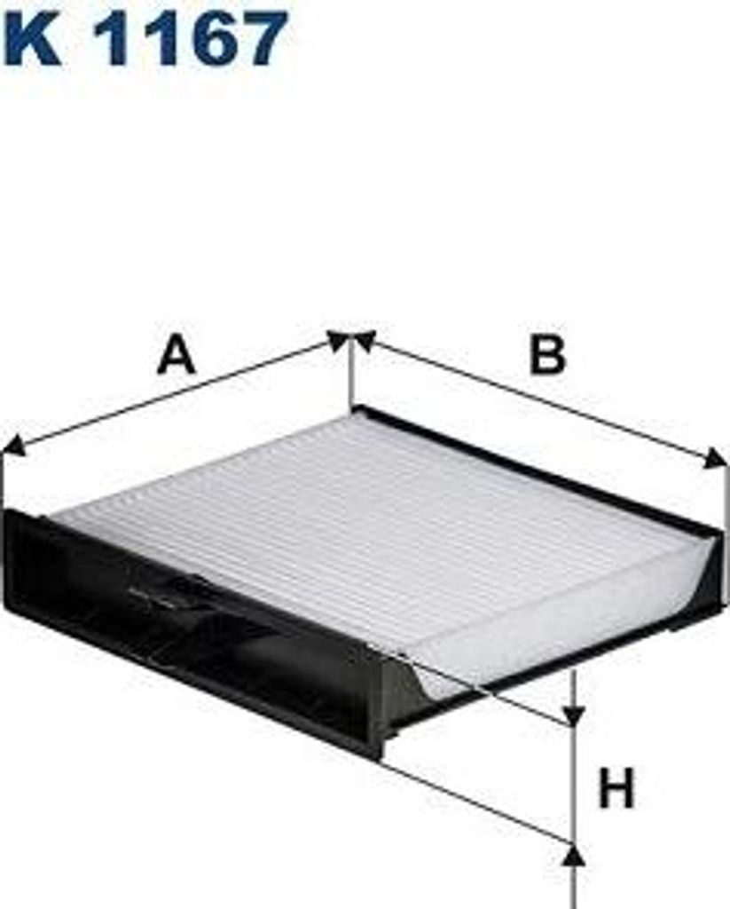FILTRON K 1167 Innenraumluftfilter OE 272772435R kompatibel mit Scenic