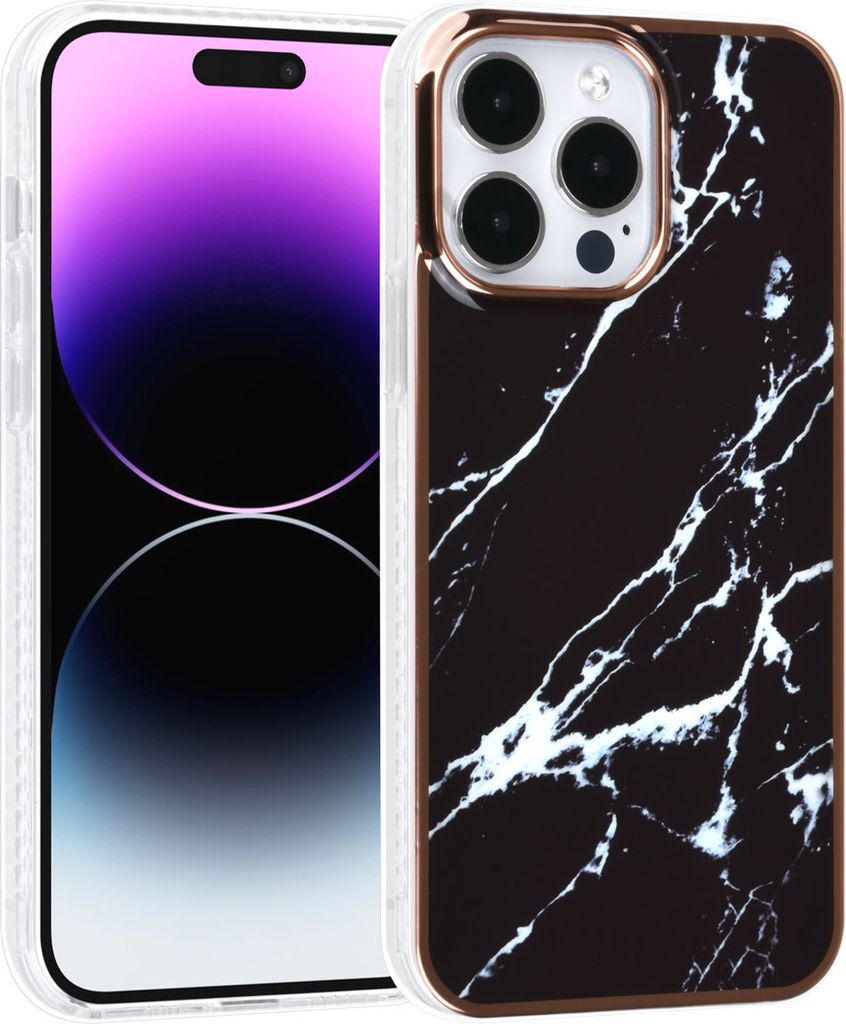 UNIQ Accessory iPhone 14 Pro Max TPU Backcover - Marble Black