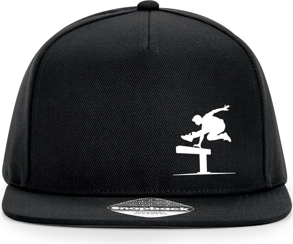 Huuraa Cappy Mütze Parkour Freerunning Black Polyester Snapback Kappe Geschenkidee