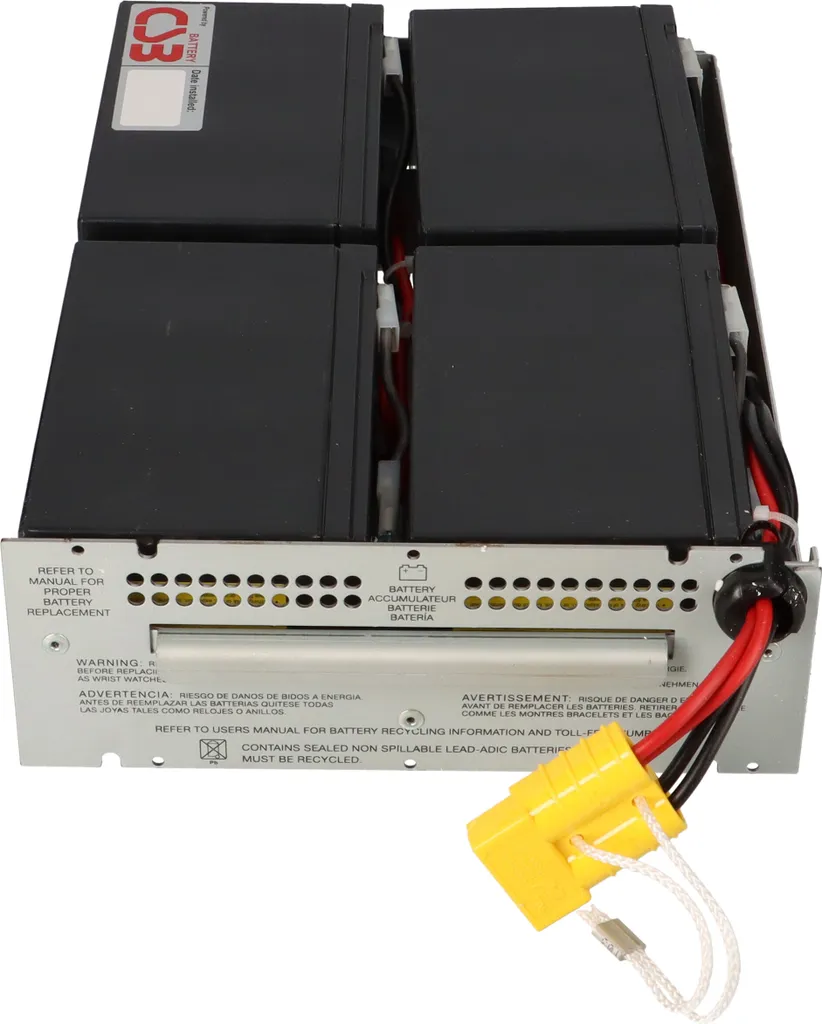 Batterie SCD24C compatible RBC24 installation Plug & Play sans outils - 2