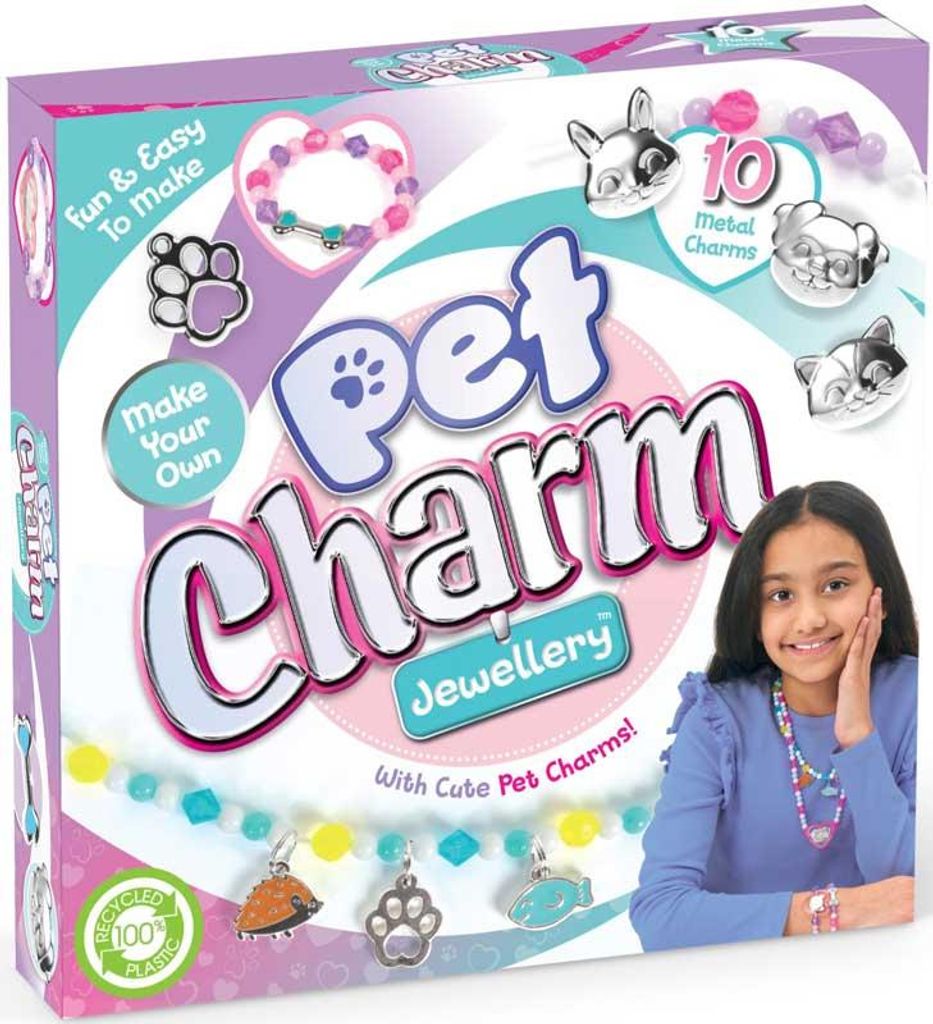 Pet Charm Jewellery Schmuckset - Bastelset mit Perlen und Anhängern