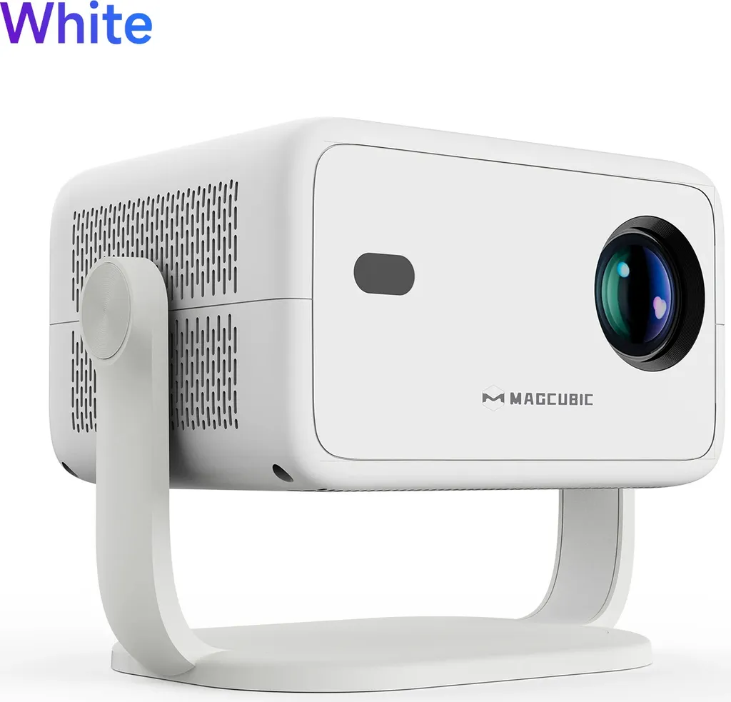 Projecteur 1080p Haute Résolution avec Correction Automatique Blanche
