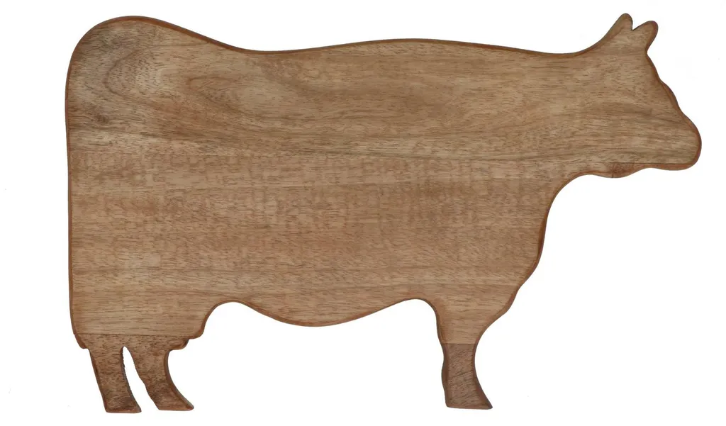 Jouet éducatif Vache multicolore en carton robuste, format 41x26x1,6 cm