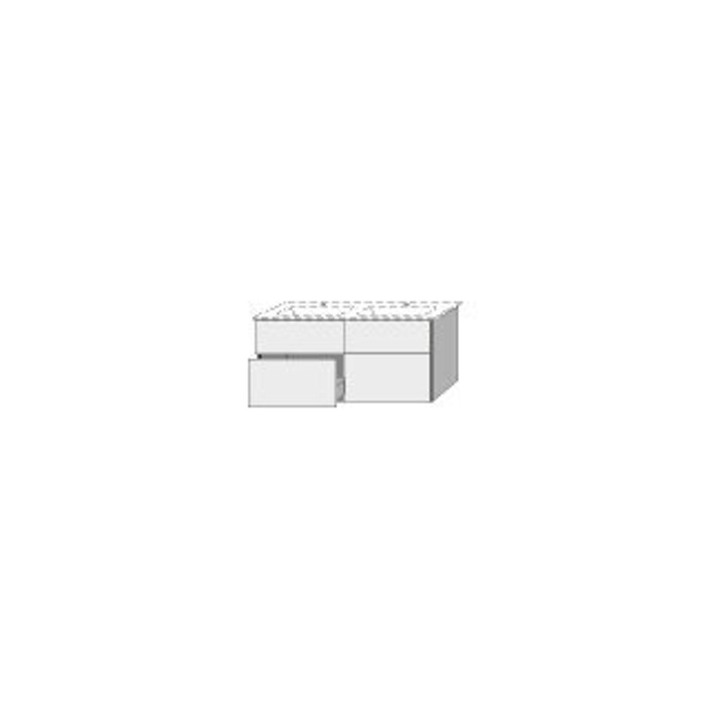 SANIPA SM72885 Waschtischunterbau mit Auszügen 3way