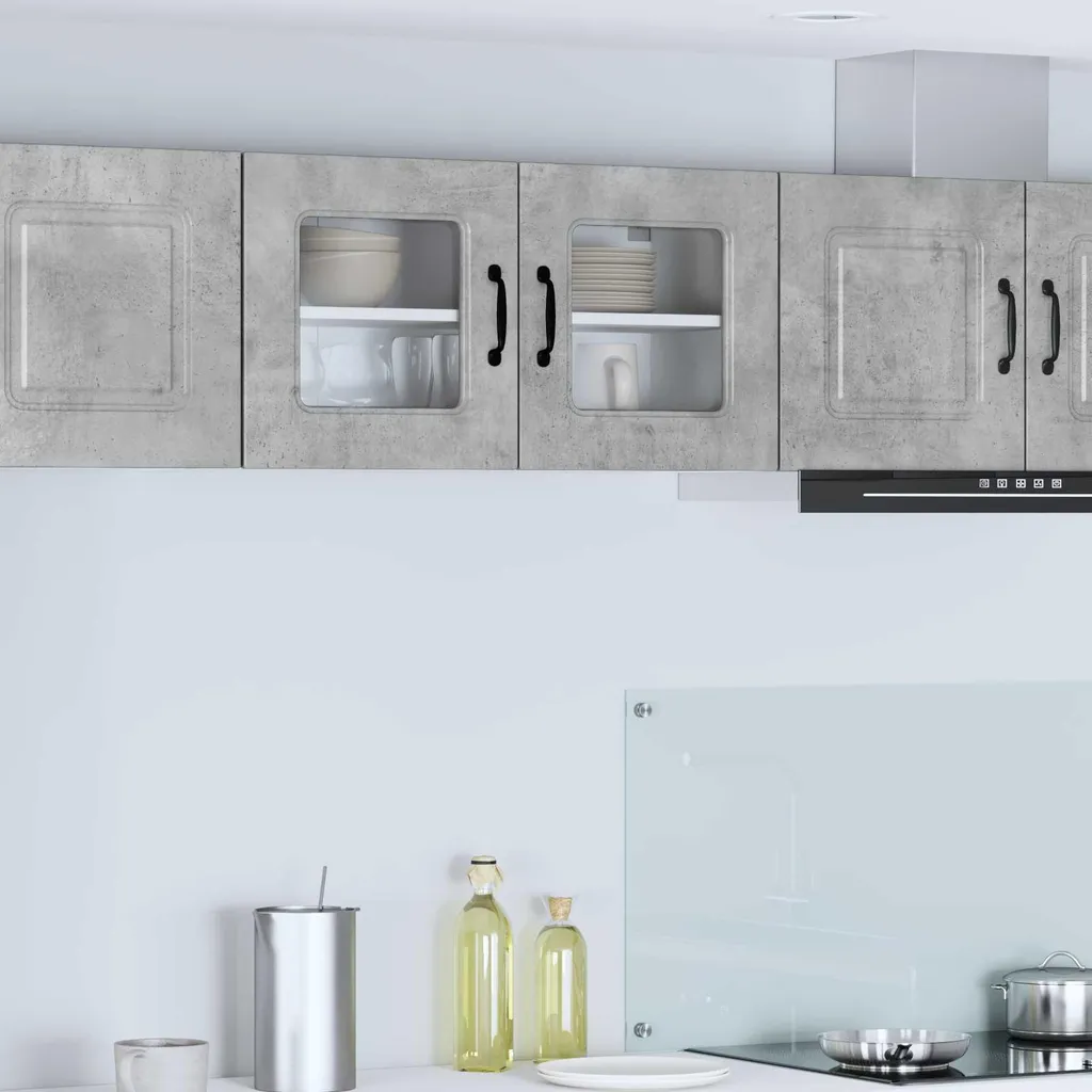 Armadietto Cucina vidaXL Grigio Cemento 80x31x40 cm - Offerta Online
