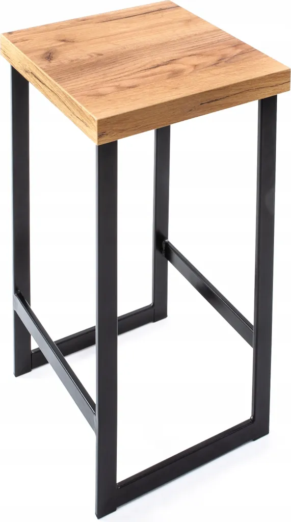 Gagnez de la Place avec cette Table Basse et Tabouret Bois Noir Loft